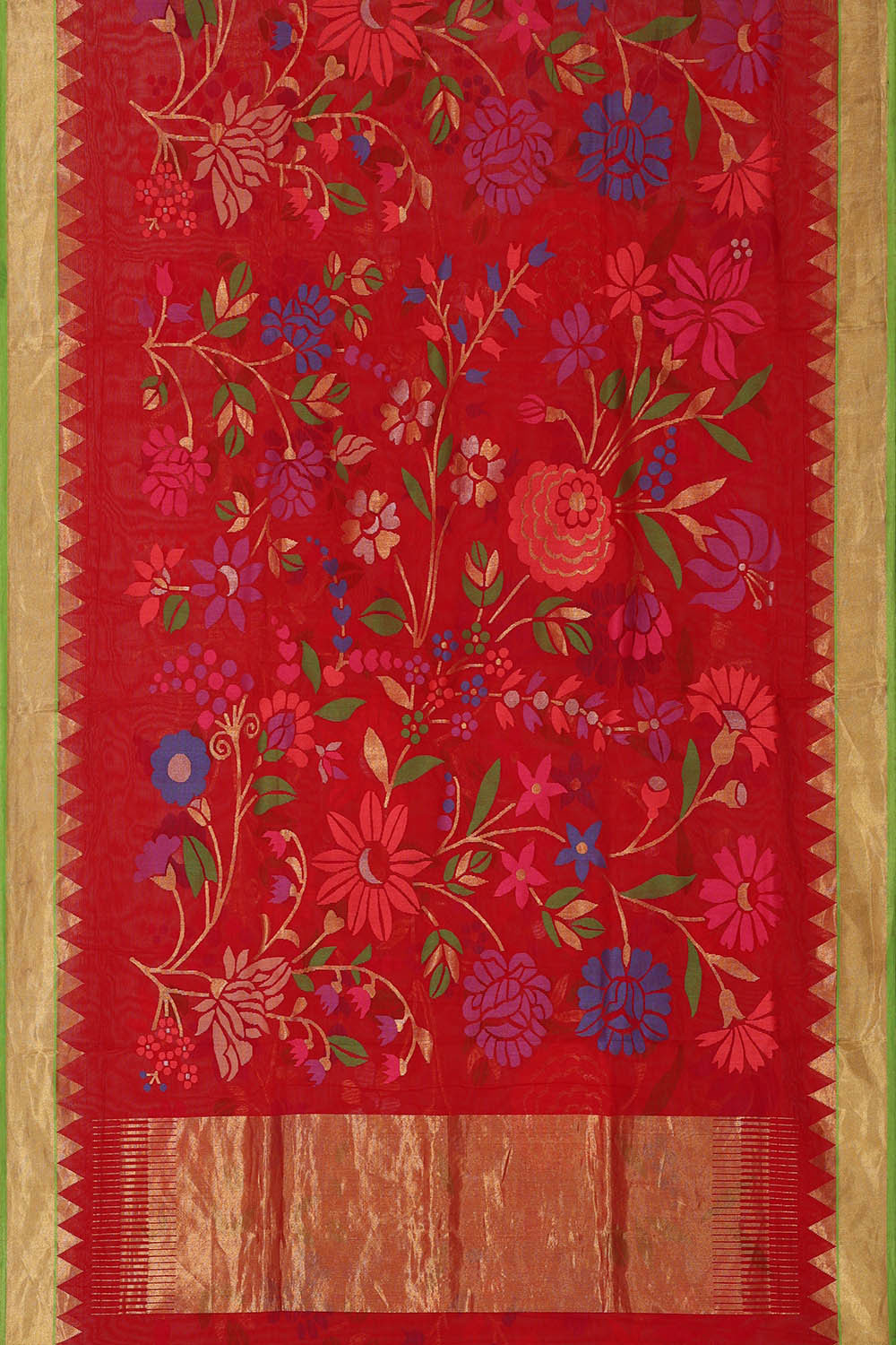 Image of Ponduru Red Saree